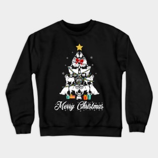 pug tree christmas Crewneck Sweatshirt